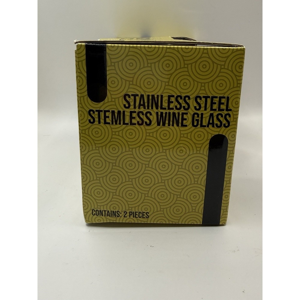 Atlanta Braves Stemless Wine Glass Stainless Tumblers MLB - Picture 4 of 4
